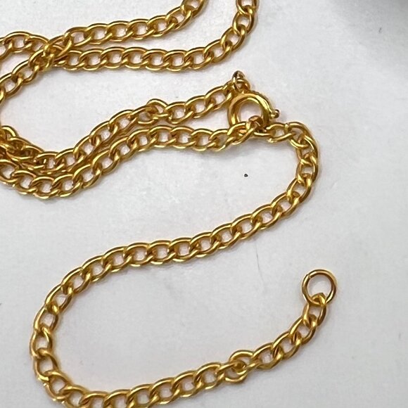 Leslie Block Gold Etruscan Necklace - Picture 6 of 6